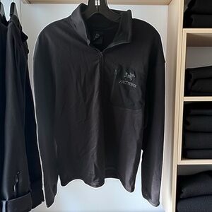 Black Arc'teryx Half-Zip Pullover
